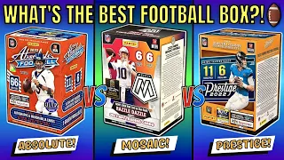 *2022 PRESTIGE vs MOSAIC vs ABSOLUTE FOOTBALL BLASTER BOX BATTLE! 🏈 WHAT'S THE BEST BOX?! 🤔