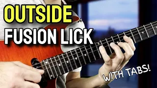 Outside Fusion Lick (i-V7-i) - With FREE TABs! | Cameron Allen