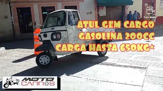 MOTOCARRO ATUL GEM CARGO GASOLINA 200cc
