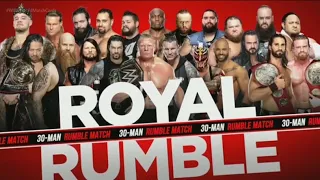 2022 WWE Men’s Royal Rumble Match Entry PREDICTIONS