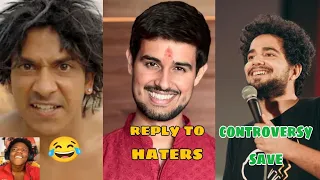 DHRUV RATHEE REPLY TO HATERS!! SAMAY RAINA SHAVE HIM FROM CONTROVERSY 😝, SPEED REACTS #viral