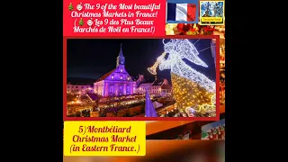 🌟🎄The 9 of the Most Famous Christmas Markets in France!(🌟Some more in Description)