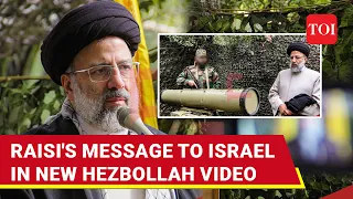 Hezbollah Releases Video Of Raisi's Message To Israel Near Lebanese-Israeli Border | Watch