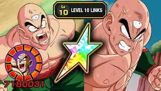 100% NEW LR TIEN SHOWCASE LEVEL 10 LINKS + NEW OST! Dragon Ball Z Dokkan Battle