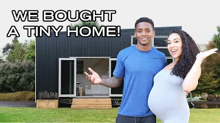 WE BOUGHT A LUXURY TINY HOME! *Tiny Home Tour*