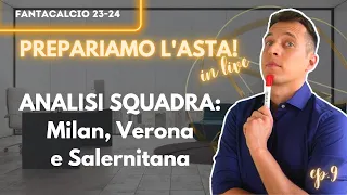 TOP, SCOMMESSE E FUTURI FLOP DI MILAN, SALERNITANA E VERONA [GUIDA ASTA FANTACALCIO 2023/24 - EP.9]