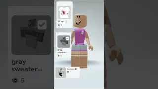 Roblox Emo Outfit Idea for Girls! #shorts