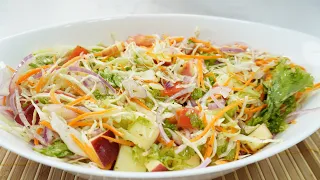 ¿YA PREPARÓ ENSALADA ASÍ? POCOS INGREDIENTES DELICIOSA