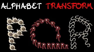 Alphabet Lore Snakes transform Letters (A -Z) ep 4