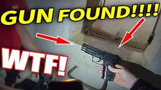 BIKERS FOUND A REAL GUN!!! Exploring Bunker!