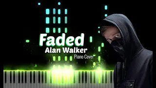 Alan Walker "Faded" Piano Tutorial (HARD)