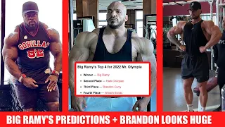 Big Ramy's Olympia Predictions + Brandon Curry Looks Massive + CBum Posing 3 Days Out