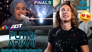 Putri Ariani - "Don't Let The Sun Go Down On Me" | Finals | AGT 2023 | Singer Reaction!