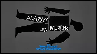 Saul Bass: Anatomy of a Murder (1959) title sequence