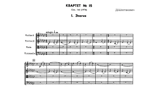 Dmitri Shostakovich - String Quartet No  15 in E-Flat Minor, Op. 144
