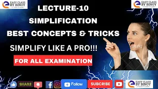 Simplification all concepts & tricks|Bodmas Rule | Unit Digit | Easy Class by Binoy Satnami