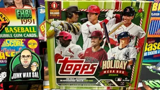 2023 Topps Holiday Baseball Mega Box #junkwaxsal #hotgarbage #2023toppsholiday