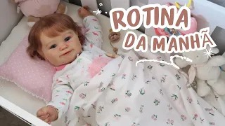 ROTINA DA MANHÃ COM A BEBÊ REBORN LUNA! 💖