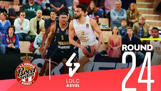 Monaco wins the French derby! | Round 24, Highlights | Turkish Airlines EuroLeague