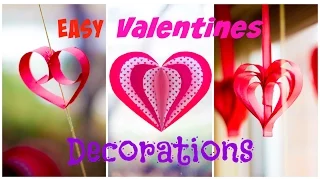 3 Easy Valentines Day Decorations!