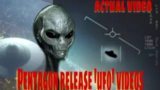 ACTUAL FOOTAGE: PENTAGON OFFICIALLY RELEASES 'UFO' VIDEOS