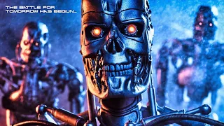 The story of Terminator 2 told with figures and practical effects