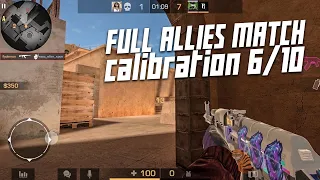 Standoff 2 🔥Full allies match gameplay [CALIBRATION 6/10]