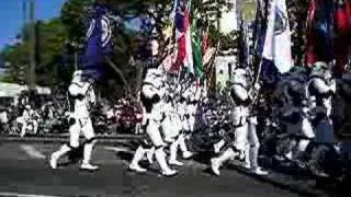 Stormtroopers at the Rose Bowl Parade