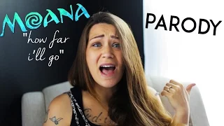 MOANA - "HOW FAR I'LL GO" PREGNANCY PARODY - HOW LONG I'LL GO