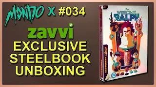 Wreck-It Ralph Mondo X #034 Zavvi Exclusive Blu-ray SteelBook Unboxing