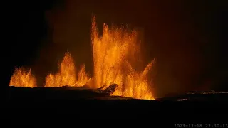 The start of the Grindavík 2023 eruption - Live from Iceland