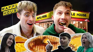 BRITISH FAMILY REACTS | Brits Try Waffle House For The First Time!