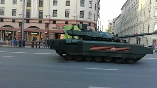 Парада Победы 9 мая  Москва 2019 репетиция Тверская