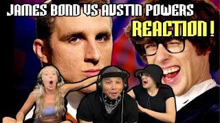 Epic Rap Battles of History - JAMES BOND VS AUSTIN POWERS | Reaction!