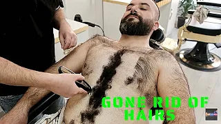 ASMR Turkish Barber| Hair Removal and Happy Ending