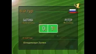 Балтика 0-1 Ротор. Чемпионат России 1997