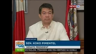 NTG: Panayam kay Sen. Koko Pimentel, senate president
