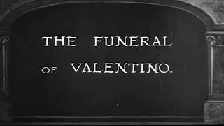 Rudolph Valentino Funeral in August 1926 - (Full Screen - HD)