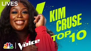 Kim Cruse Performs Rihanna's "Love on the Brain" | NBC's The Voice Top 10 2022