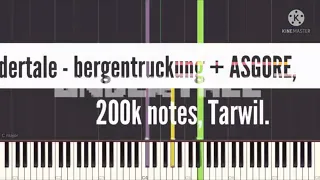 [Black Midi] Undertale - bergentruckung + ASGORE, 200k notes, Tarwil.