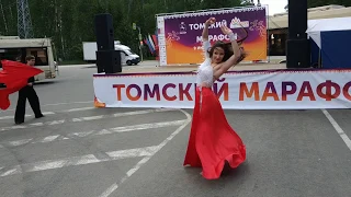 Выступление парных латиноамериканских танцев на Томском Марафоне 2019. ШКОЛА ТАНЦЕВ ДРАЙВ