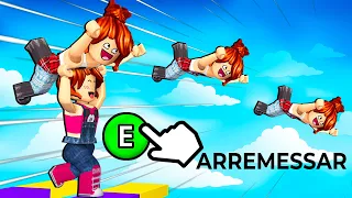 Carreguei MINHA MÃE nesse Parkour! (Roblox Carry Me!)