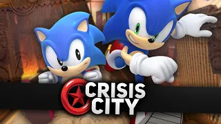 Sonic Generations - All Crisis City Act 1 and Act 2 Red Star Ring Locations and S-Ranks (4K)