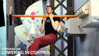 Strength training for climbing: on the bar