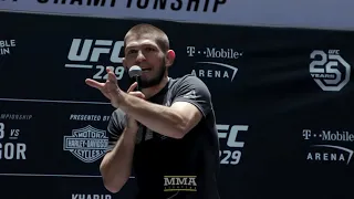 UFC 229: Khabib Nurmagomedov Cuts Promo On Booing Conor McGregor Fans - MMA Fighting