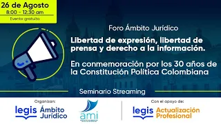 Foro Legis Ámbito Jurídico | Libertad de expresión, libertad de prensa y derecho a la información.
