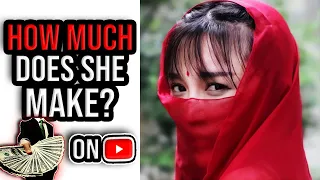 How much 李子柒 Liziqi makes on Youtube