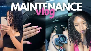 MAINTENANCE VLOG || Dying My Hair Jet Black, Nails, Lashes, MERCH ??, etc.