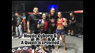 Cris Cyborg's Nação Cyborg 5 a Queen is crowned MMA BJJ Muay Thai K1boxe fight Curitiba Brazil