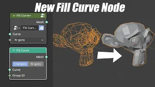 Fill Curve Node fixed In Blender Geometry Nodes